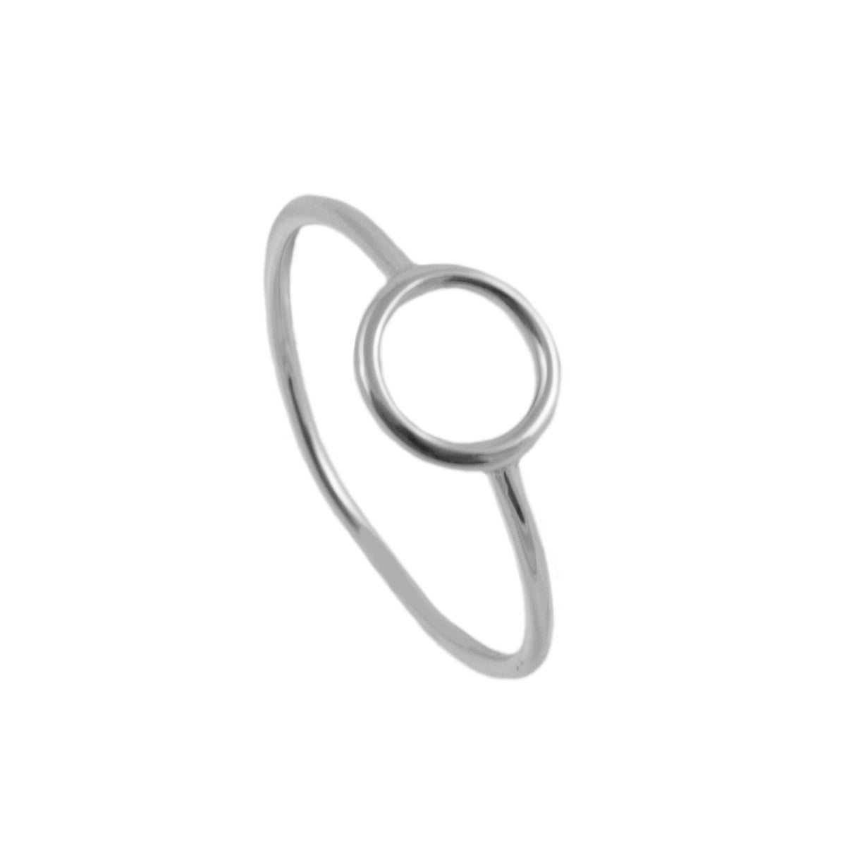 Circle ring silver