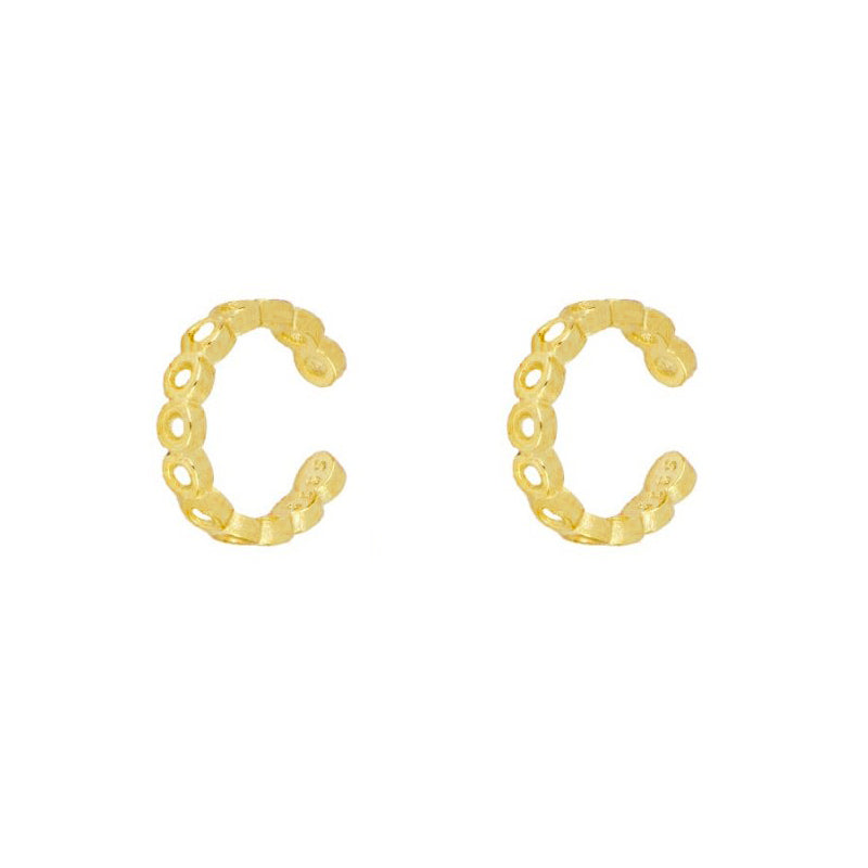 Circles ear cuff gold