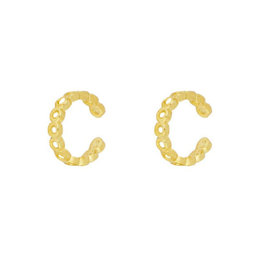 Circles ear cuff gold