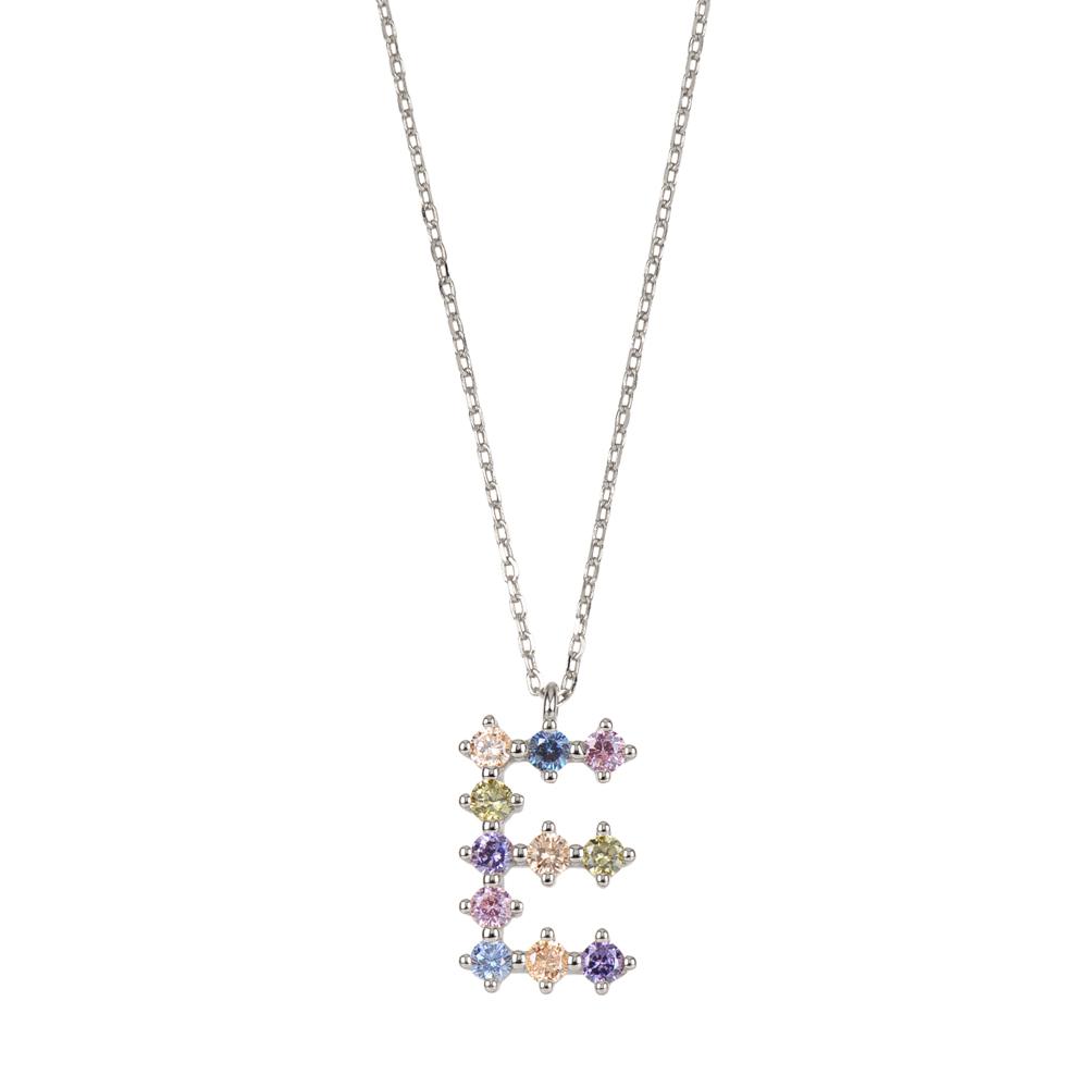 Rainbow zirconia initial silver - ByMirelae