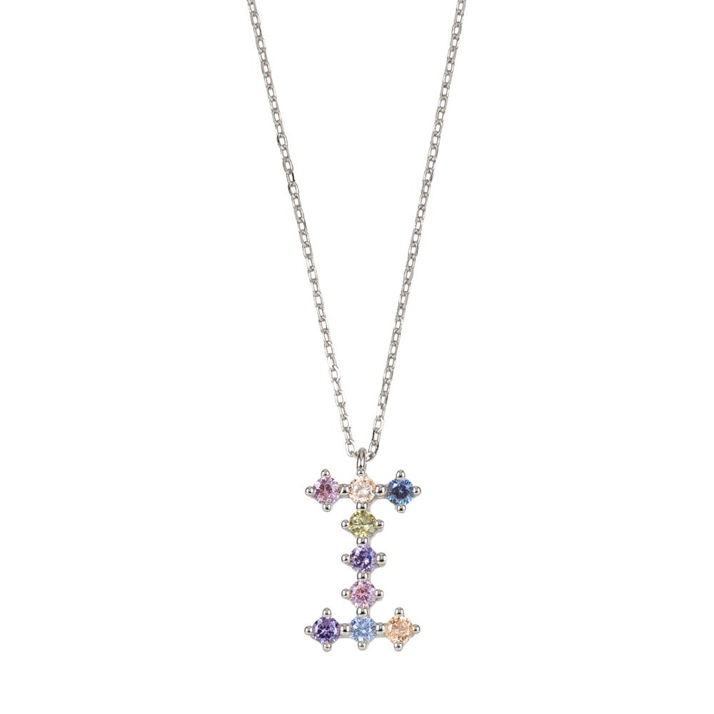 Rainbow zirconia initial silver - ByMirelae