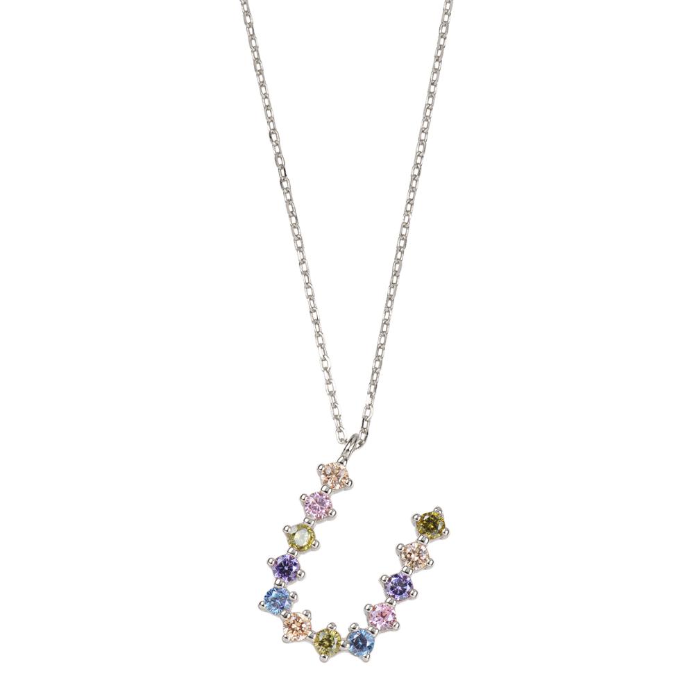 Rainbow zirconia initial silver - ByMirelae