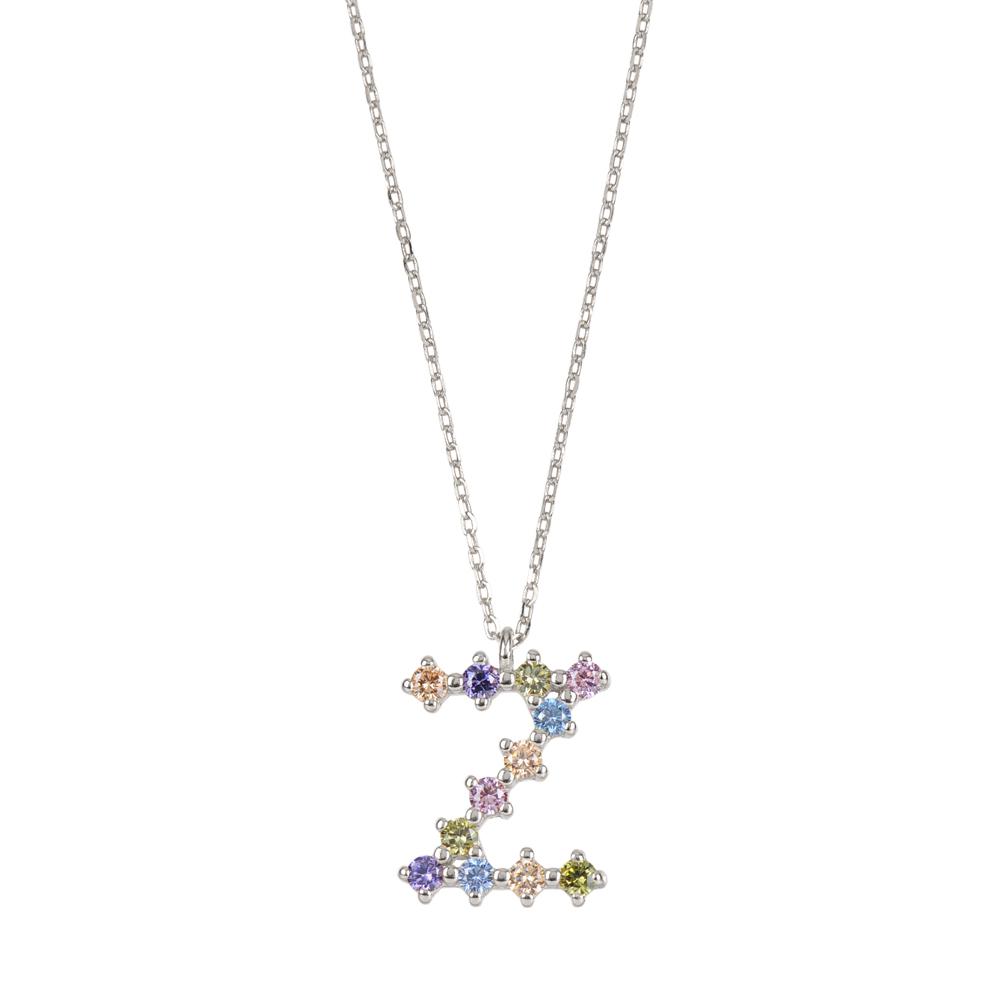 Rainbow zirconia initial silver - ByMirelae
