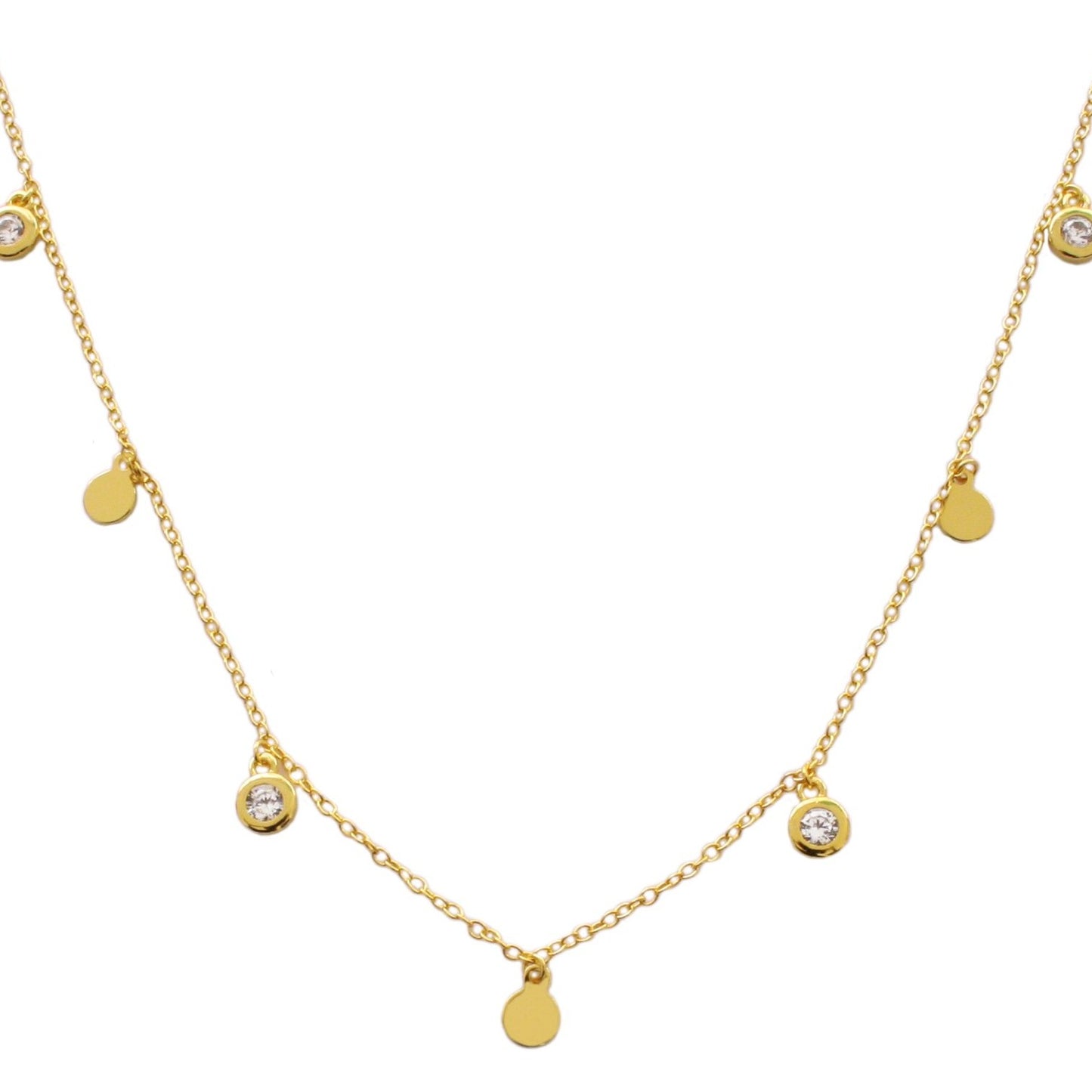 Small circles and zirconia gold - ByMirelae