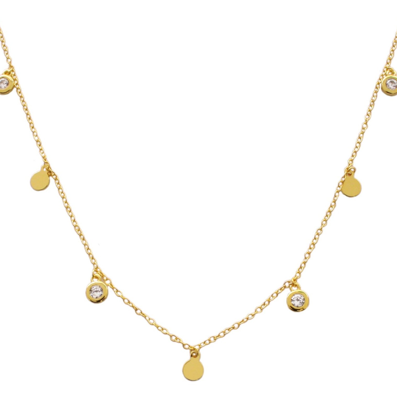 Small circles and zirconia gold - ByMirelae