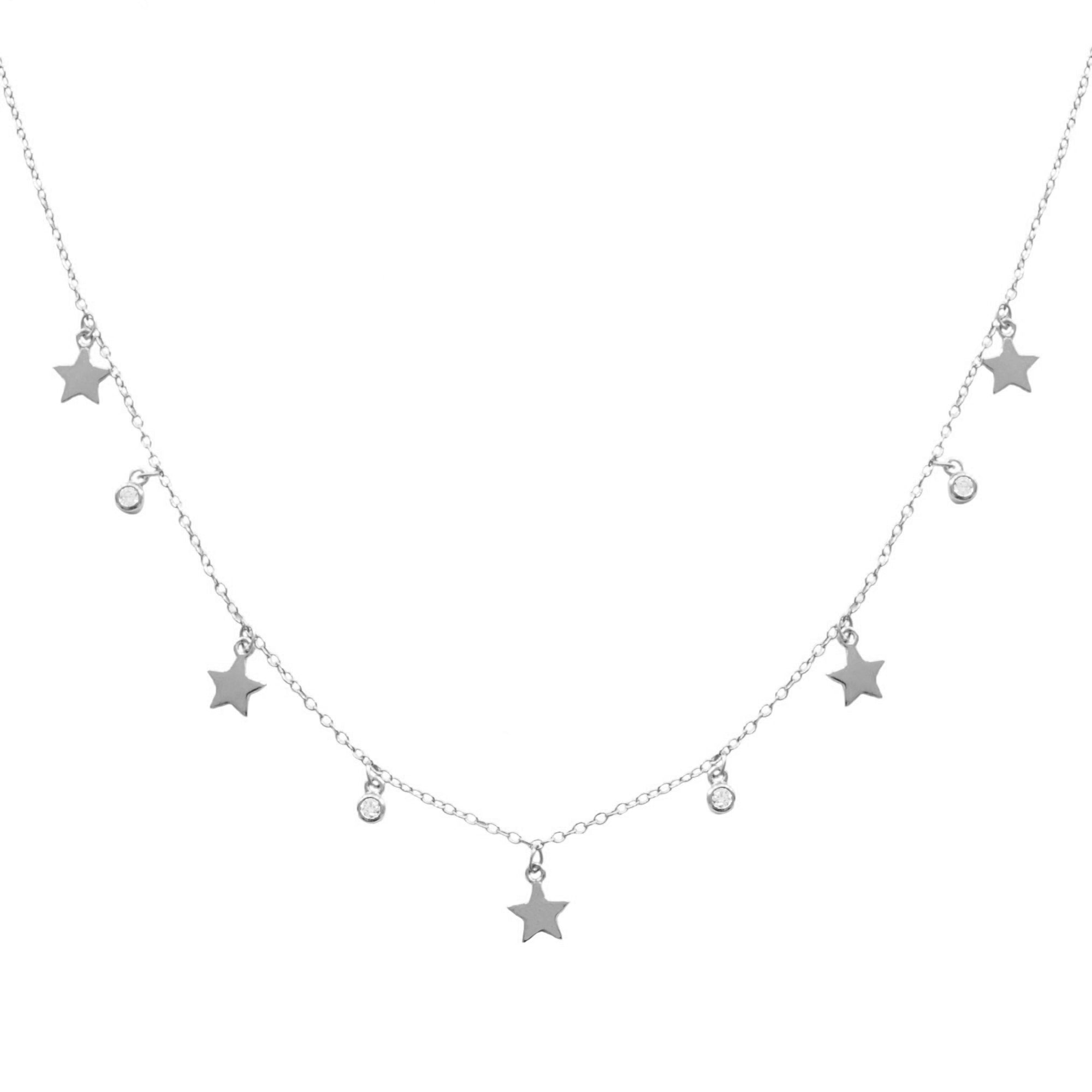 Stars & zirconias silver - ByMirelae