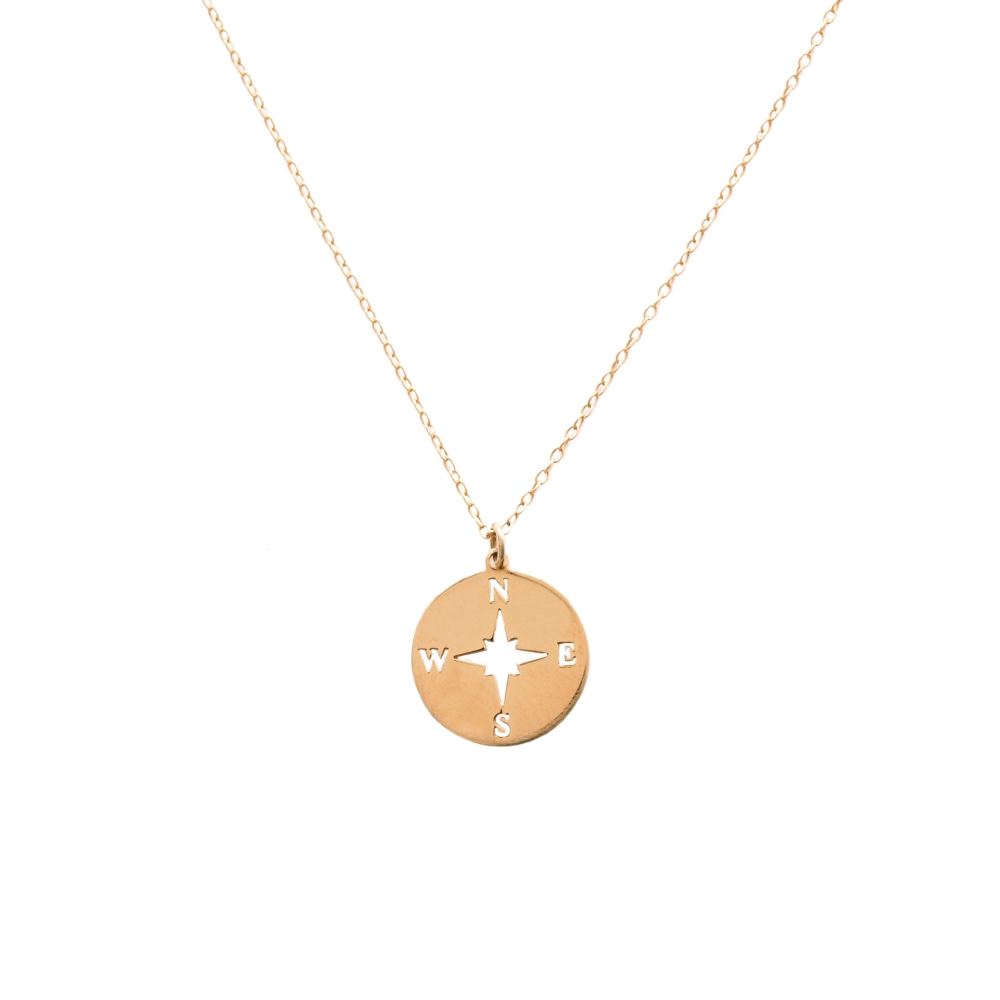 Compass rose gold - 15 mm - ByMirelae