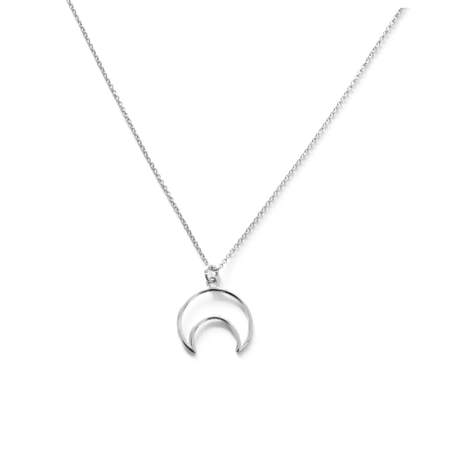 Moon silhouette silver - ByMirelae