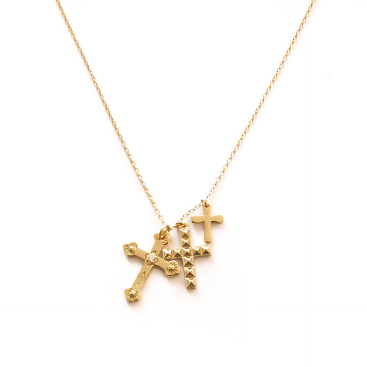 Triple cross gold - ByMirelae