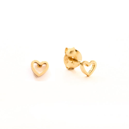 Heart silhouette gold - ByMirelae
