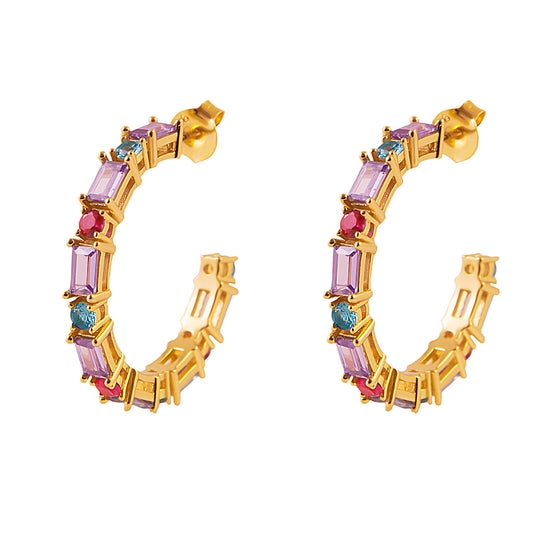 Crown hoop gold