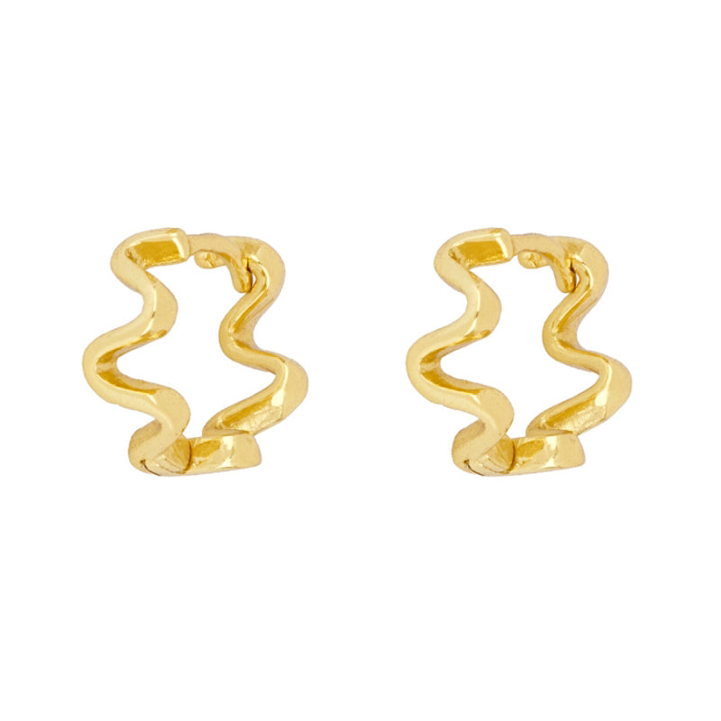 Crown earring gold