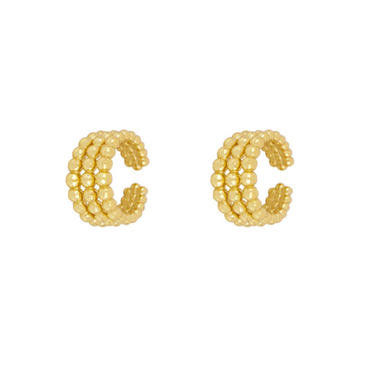 Dots ear cuff gold