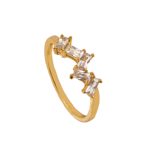 Geometric zirconia gold