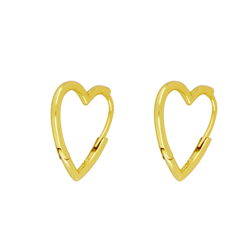 Heart hoop gold