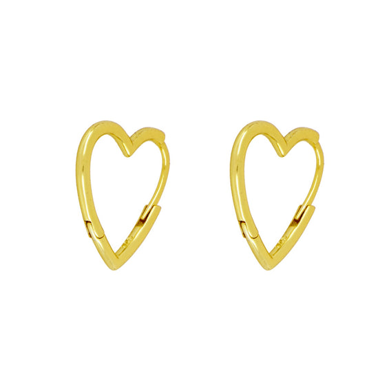 Heart hoop gold