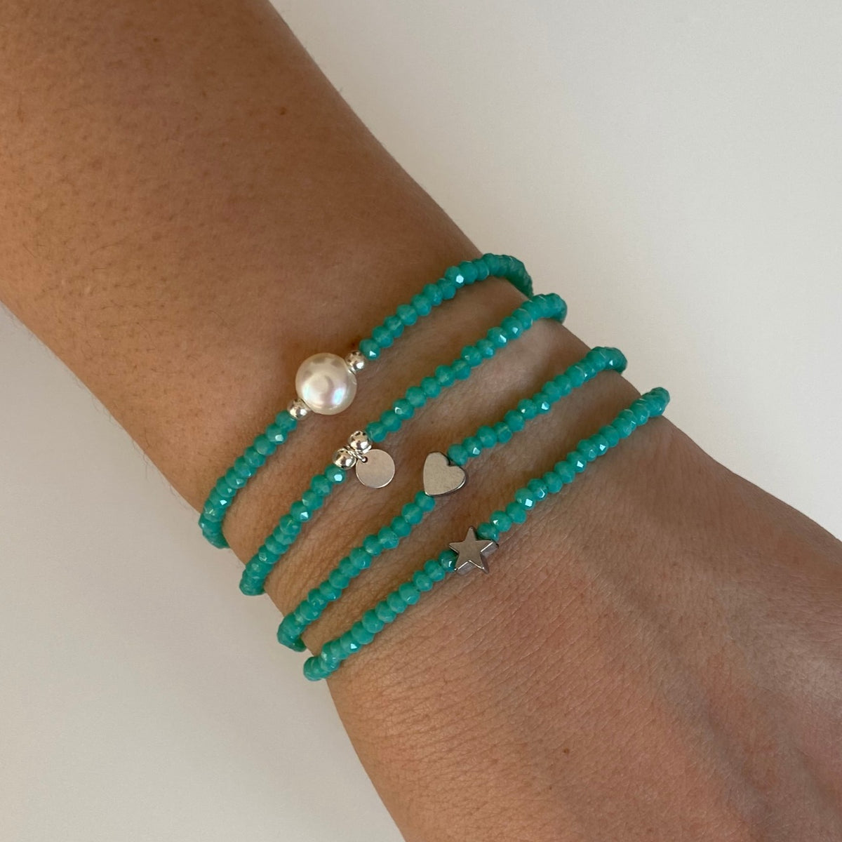 Turquoise green silver - ByMirelae