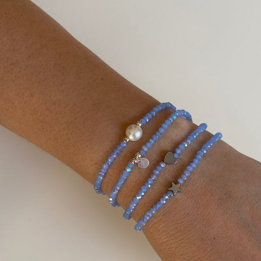 Cyan blue silver - ByMirelae