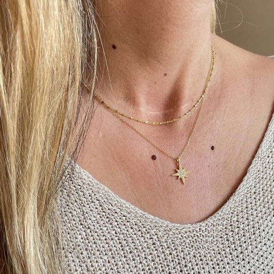 Zirconia star gold