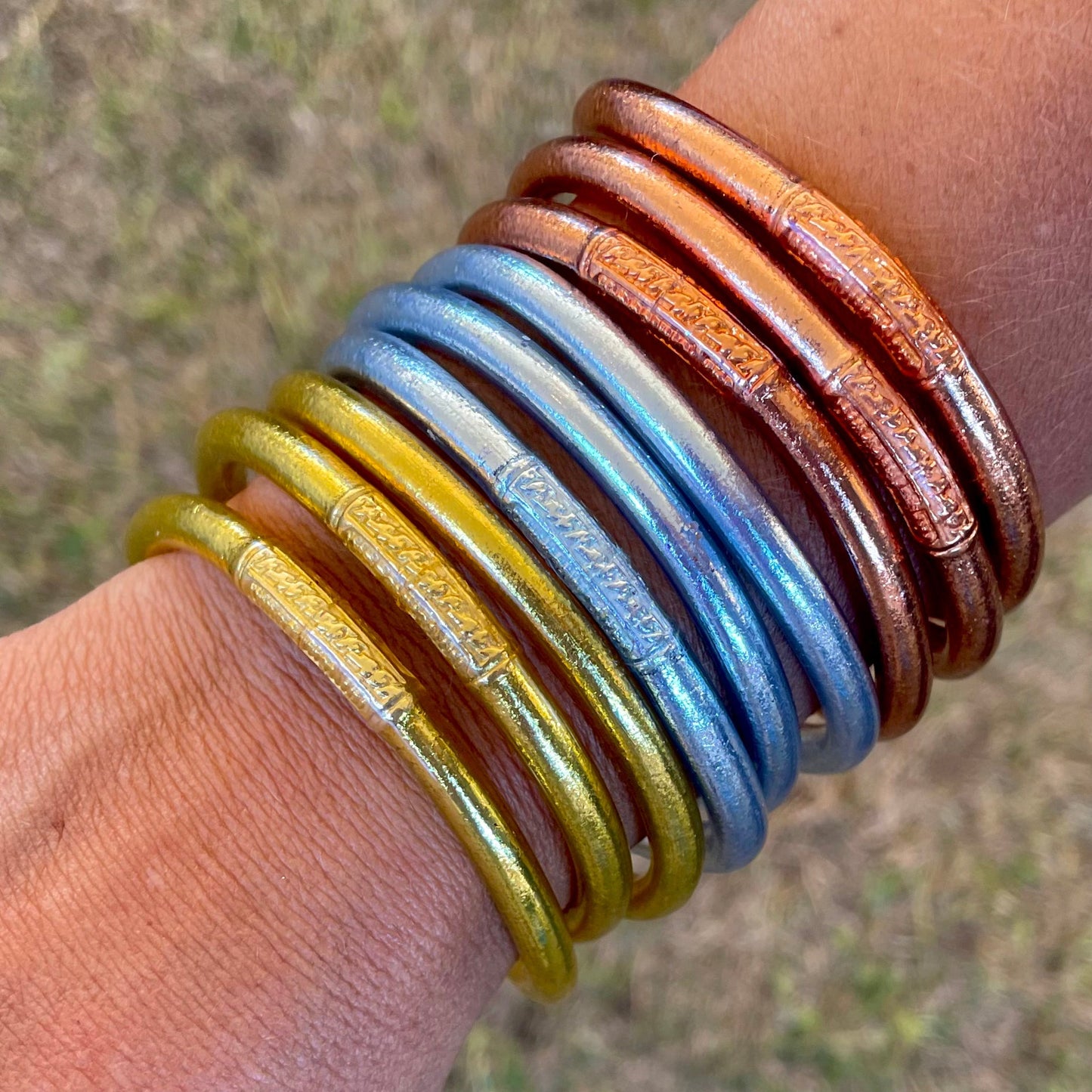Pulseras Pan de Oro cobre