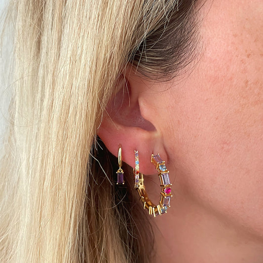 Crown hoop gold