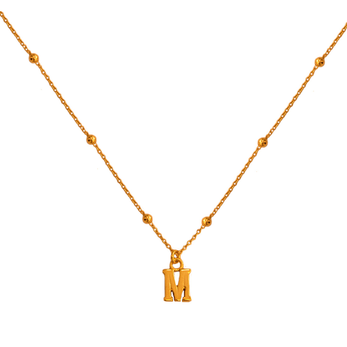 My family initial gold