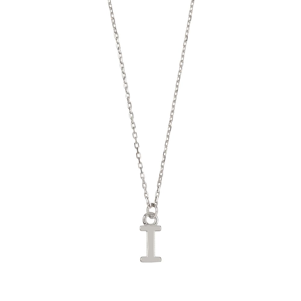 Initial silhouette silver