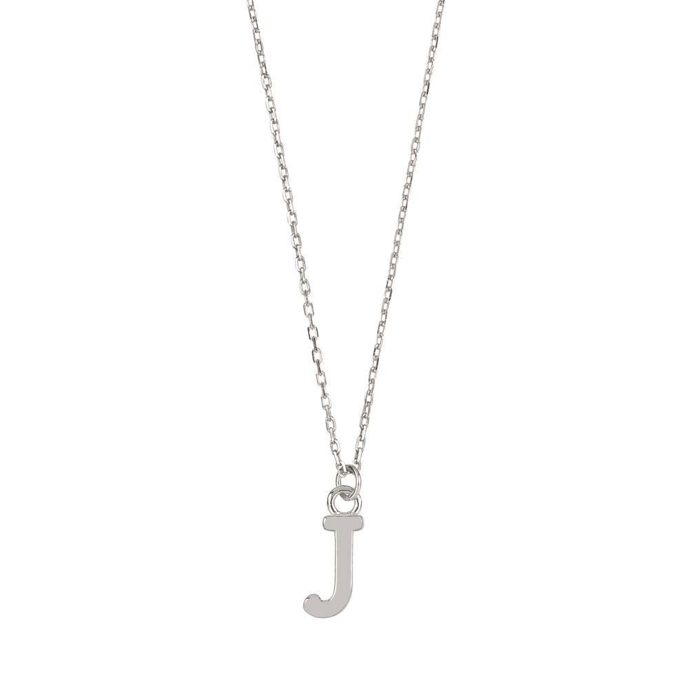 Initial silhouette silver