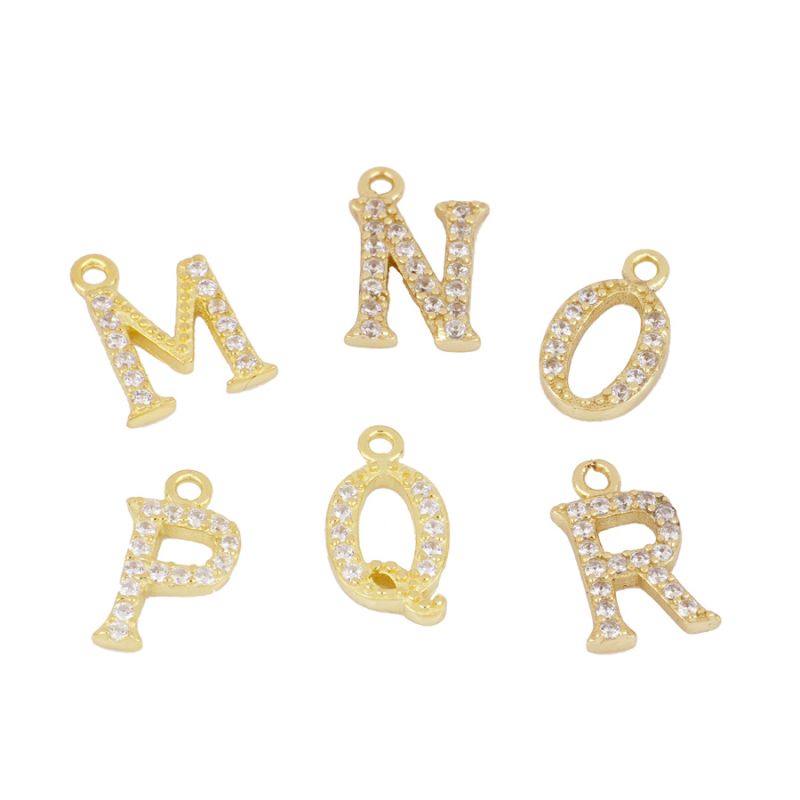 Initial turmaline openclose gold - ByMirelae