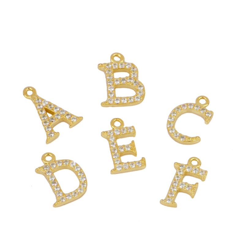 Initial turmaline openclose gold - ByMirelae