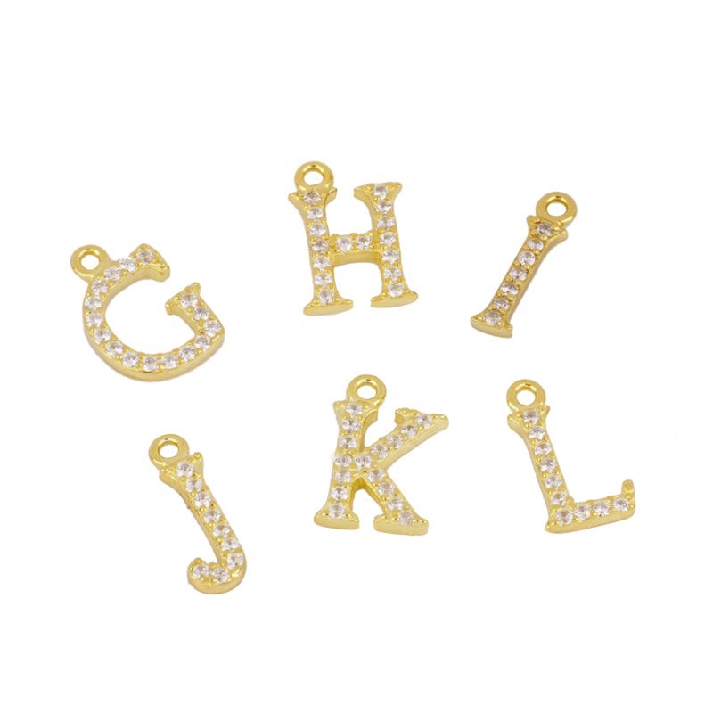 Initial turmaline openclose gold - ByMirelae