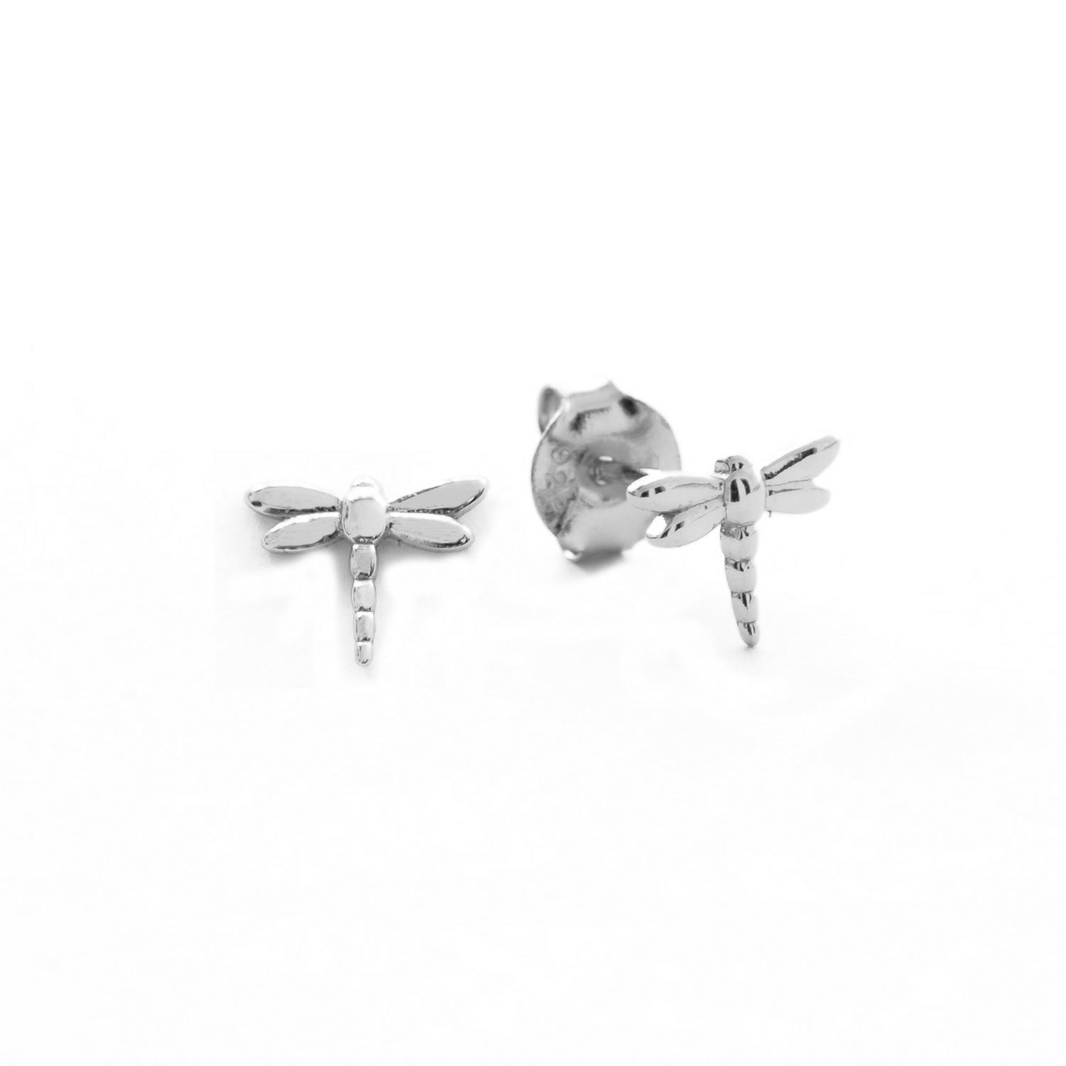 Dragon-fly earring silver - ByMirelae