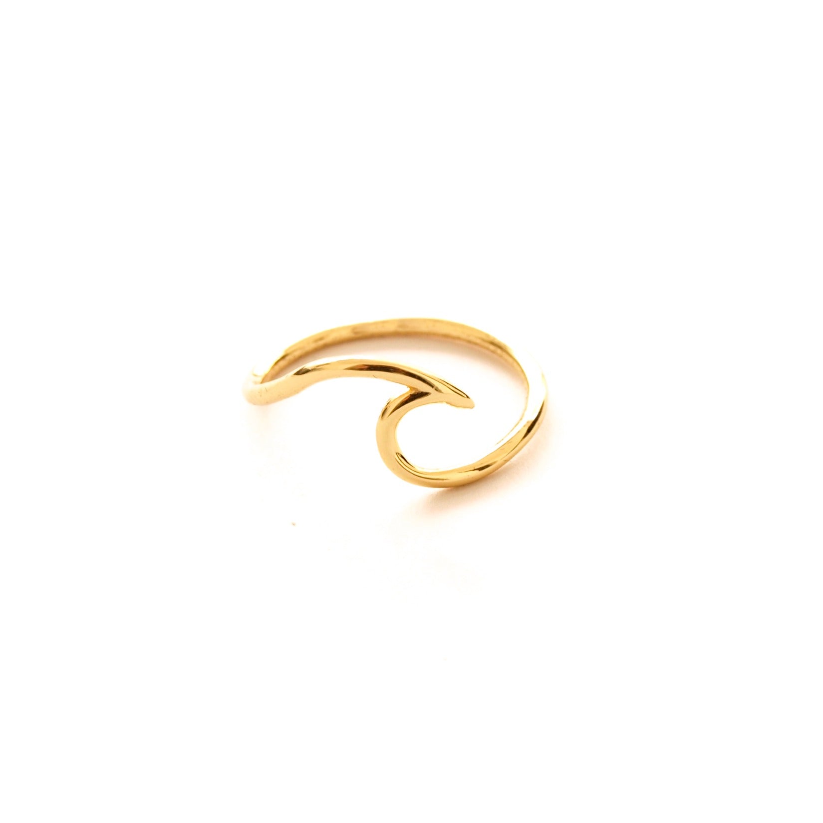 Wave ring gold - ByMirelae