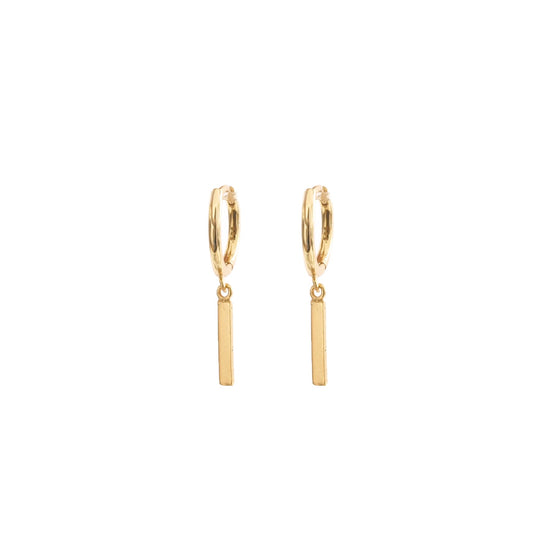Rectangle hoop gold - ByMirelae