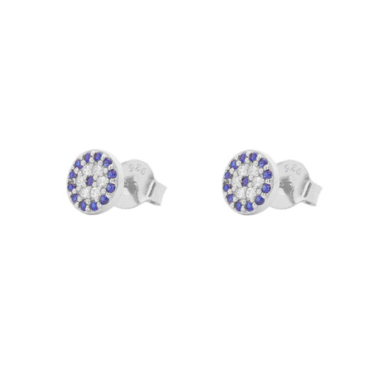 Istambul eye earring silver - ByMirelae