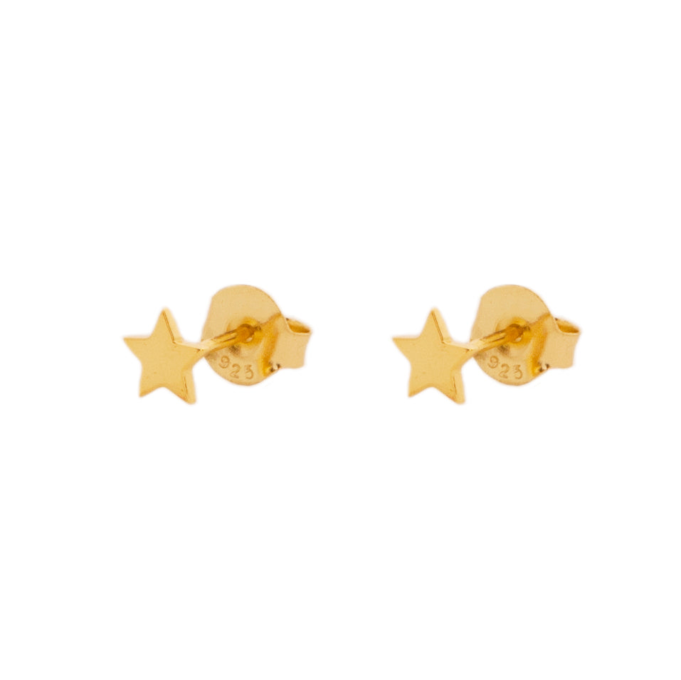 Star earring gold - ByMirelae