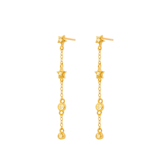 Stars and zirconia chain gold - ByMirelae