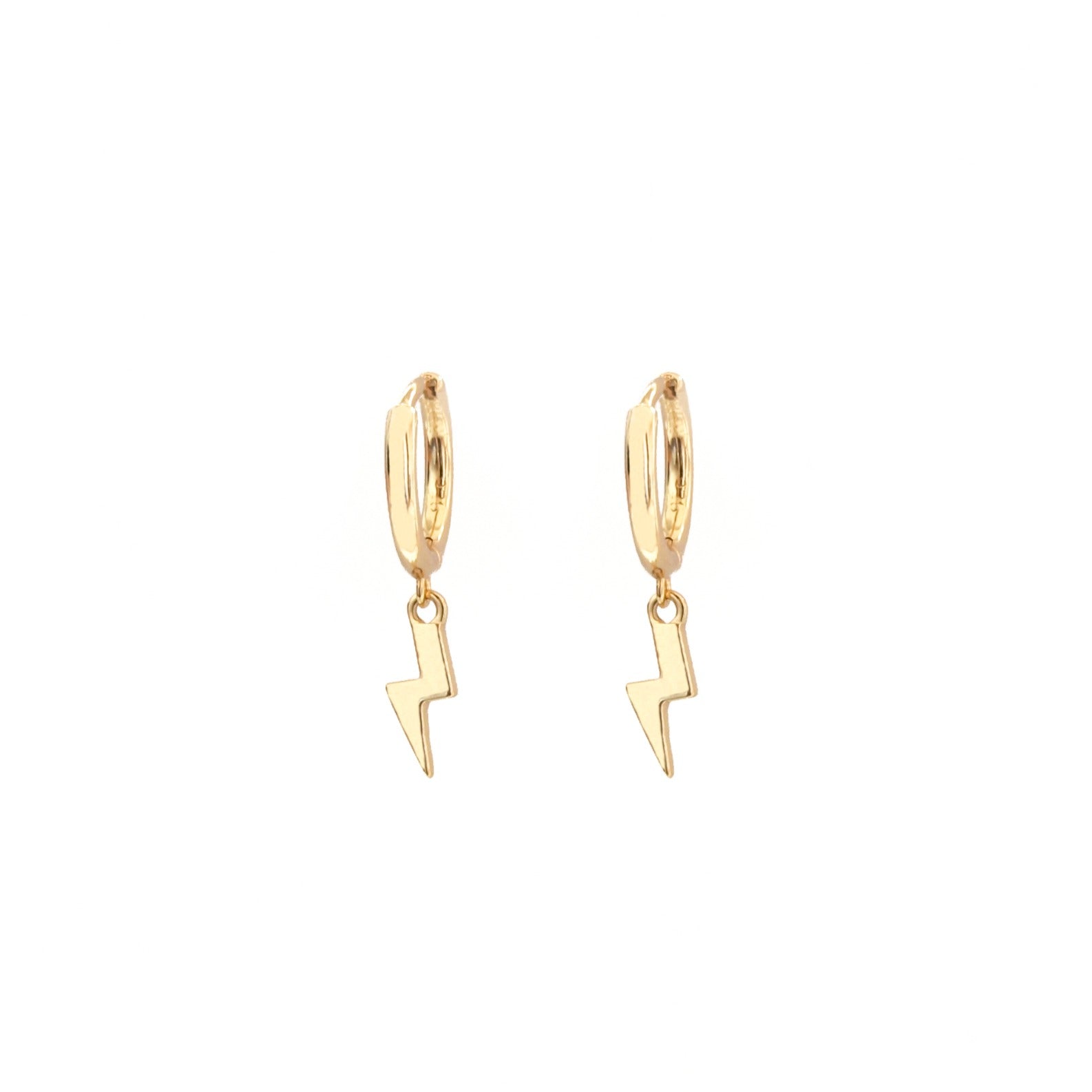 Lightning hoop gold - ByMirelae