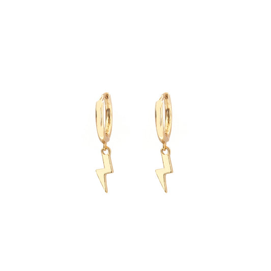 Lightning hoop gold - ByMirelae