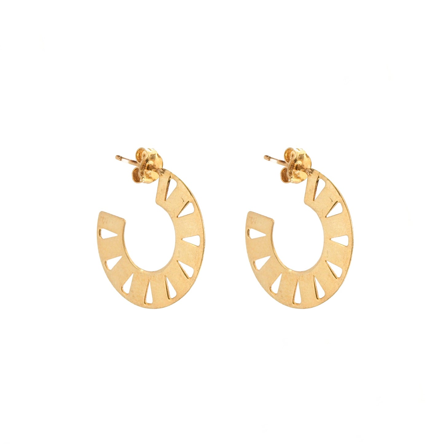 Leaky hoop gold - ByMirelae