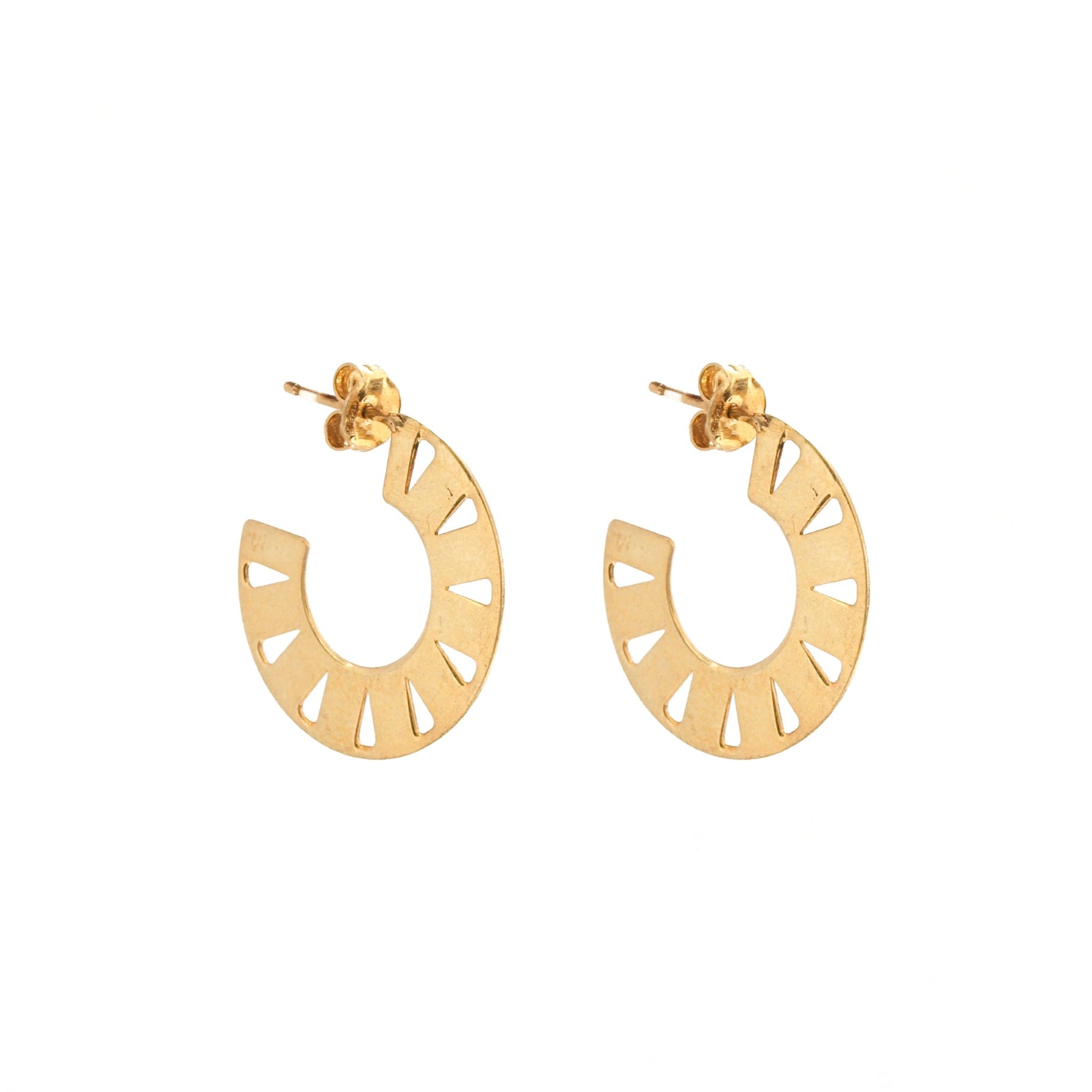 Leaky hoop gold - ByMirelae