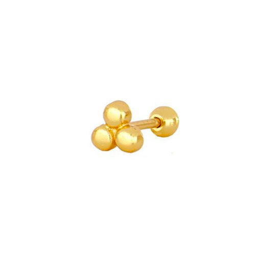 Three dots piercing gold - ByMirelae
