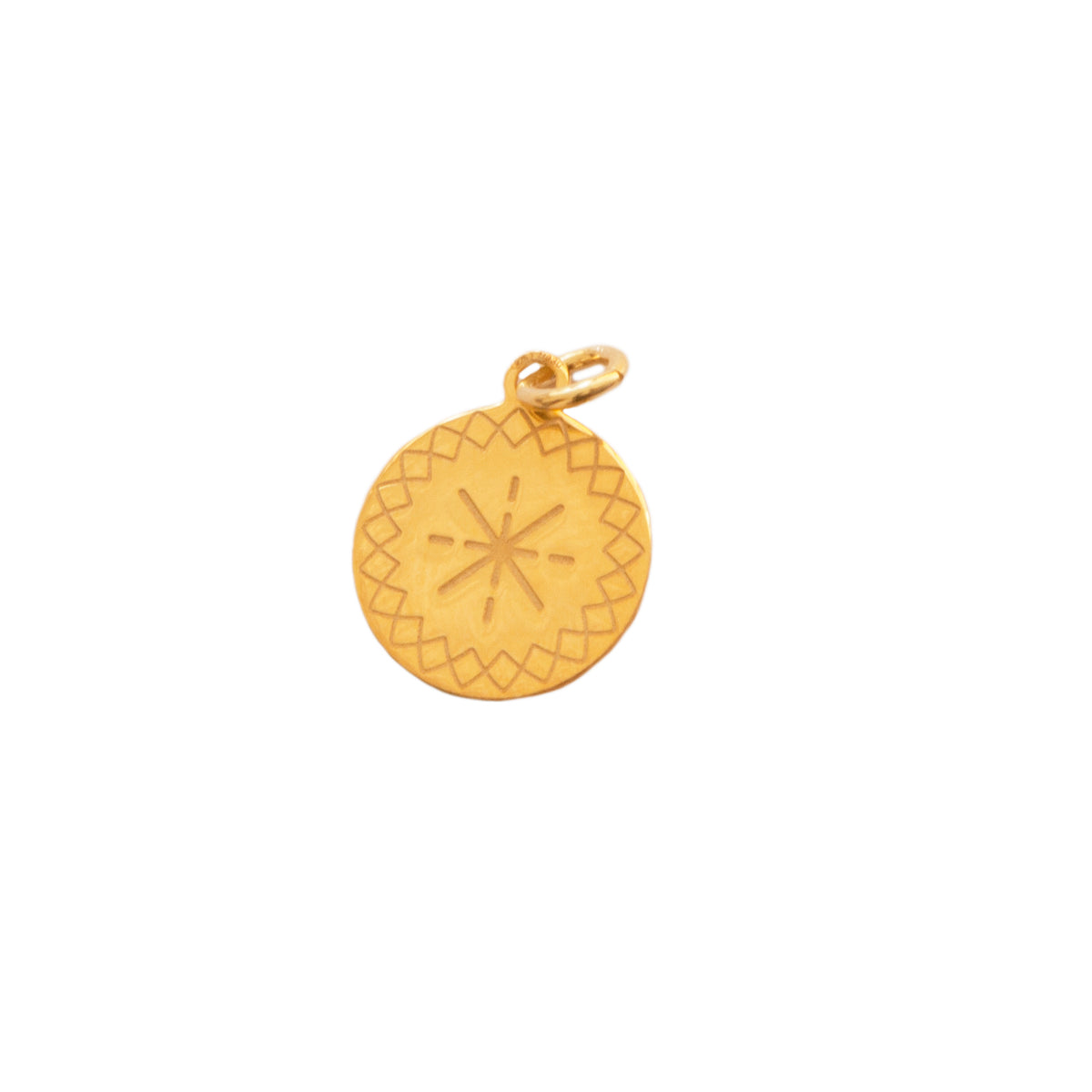 Polar star charm gold