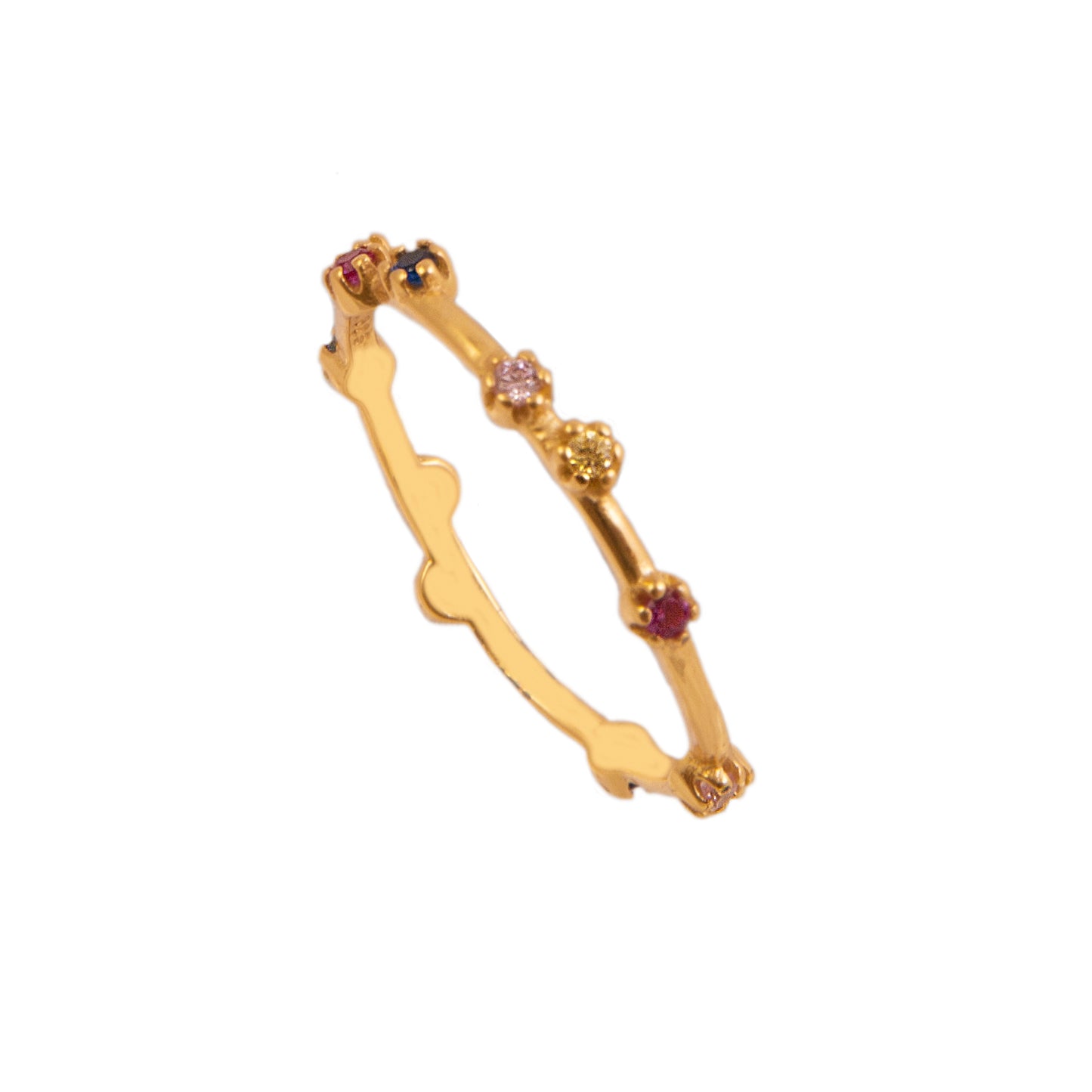 Rainbow zirconia gold