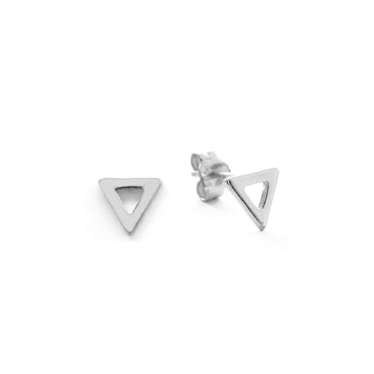 Triangle silhouette silver - ByMirelae