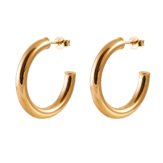 Tubular hoop gold - 20 mm