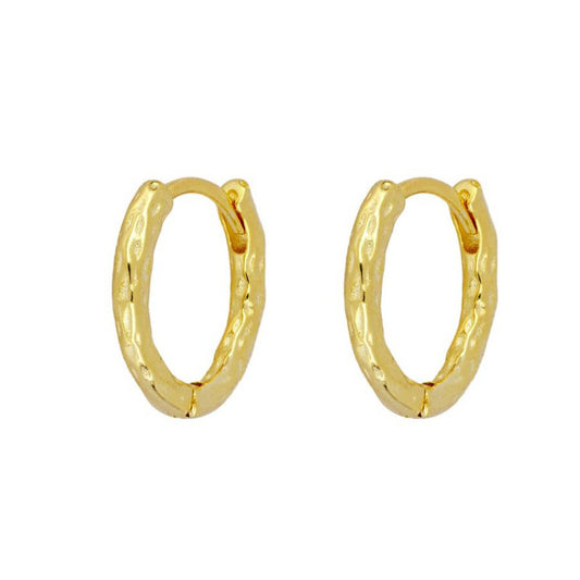 Big hole hoop gold