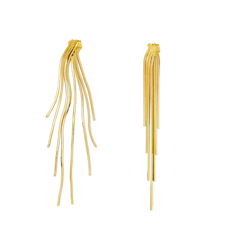 Curtain earring gold