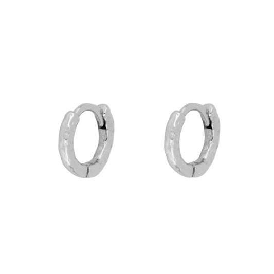Mini martele hoop silver