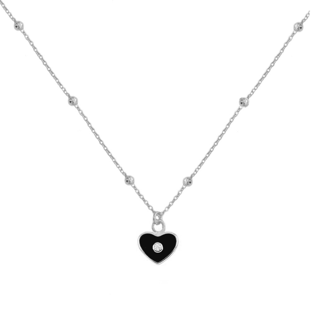 Enamel necklace